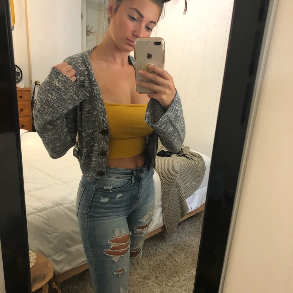 Cropped cardigan